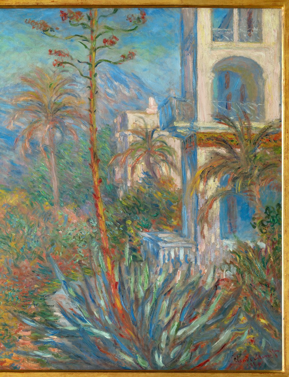 Les villas a Bordighera,1884 (olaj, vászon) alkotó: Claude Monet