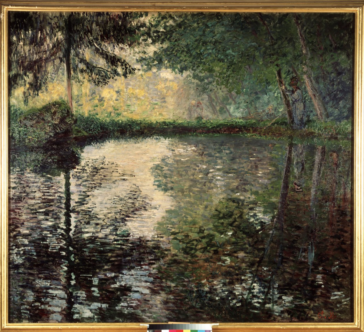 ""A montgeroni tava" (Montgeron-tó) Claude Monet (1840-1926) festménye 1876 körüli Ermitázs Múzeum, Szentpétervár (Szentpétervár) alkotó: Claude Monet