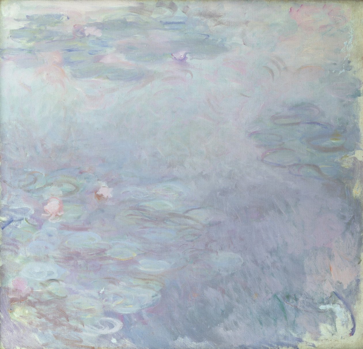 Világos színű nymfeák alkotó: Claude Monet