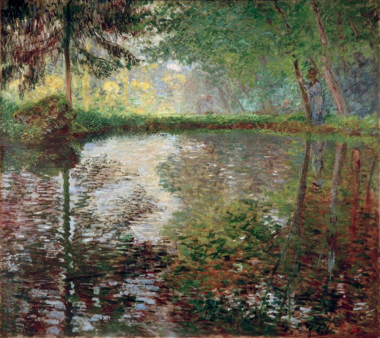 A tó Montgeronban alkotó: Claude Monet