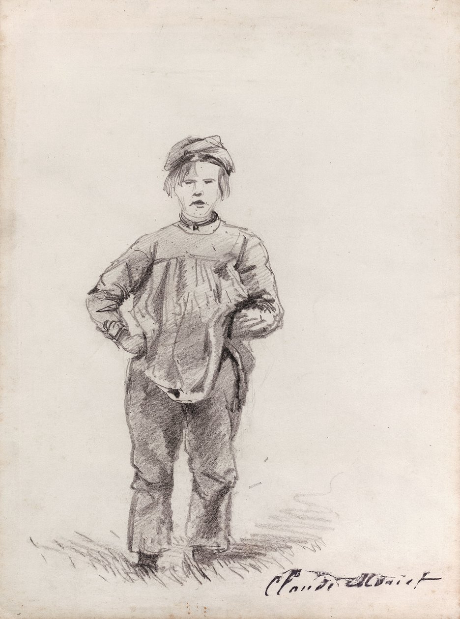 Monet - Fiú vidéken, 1857, 2013.985 alkotó: Claude Monet
