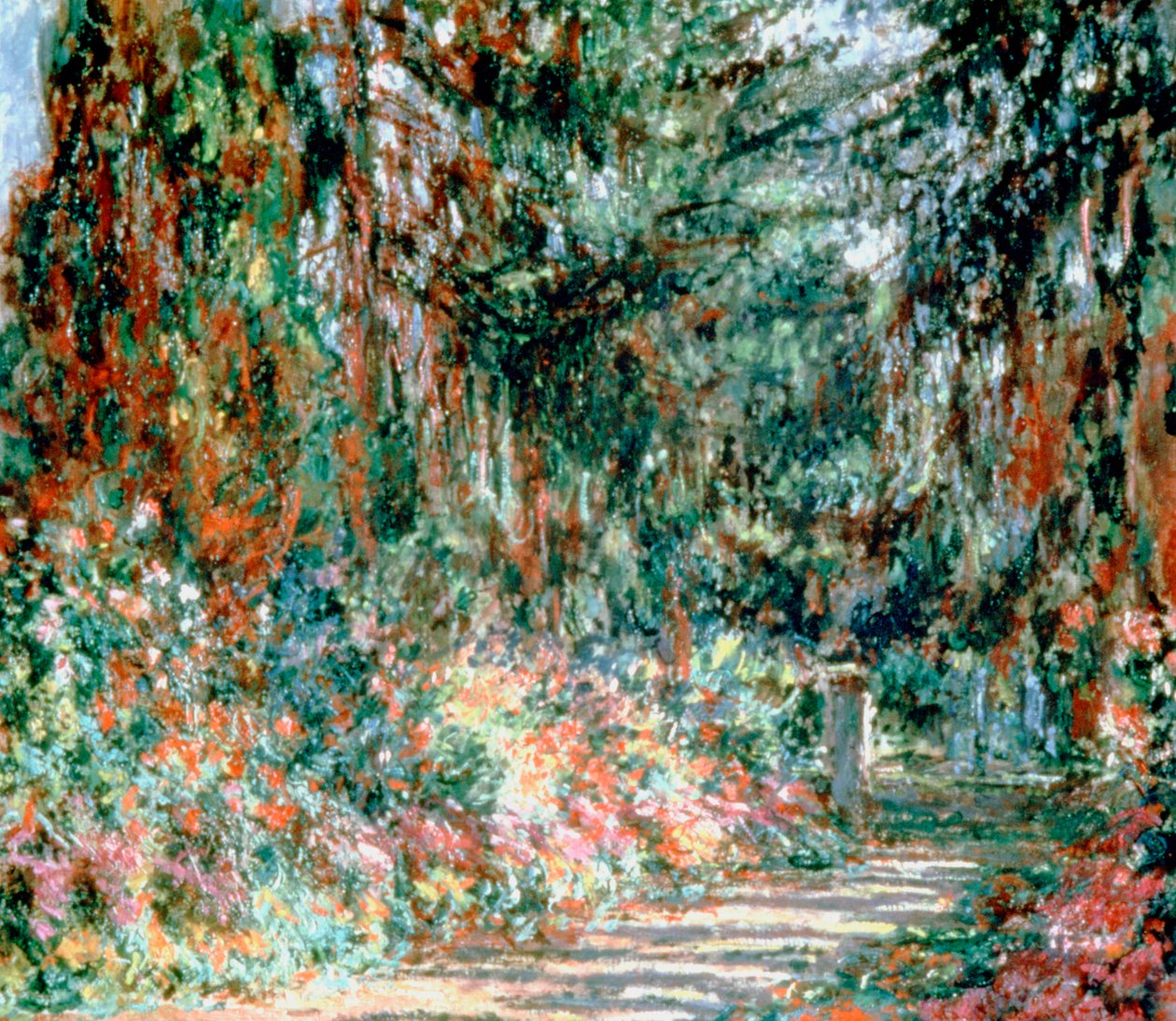 Monets Garden c1880 alkotó: Claude Monet