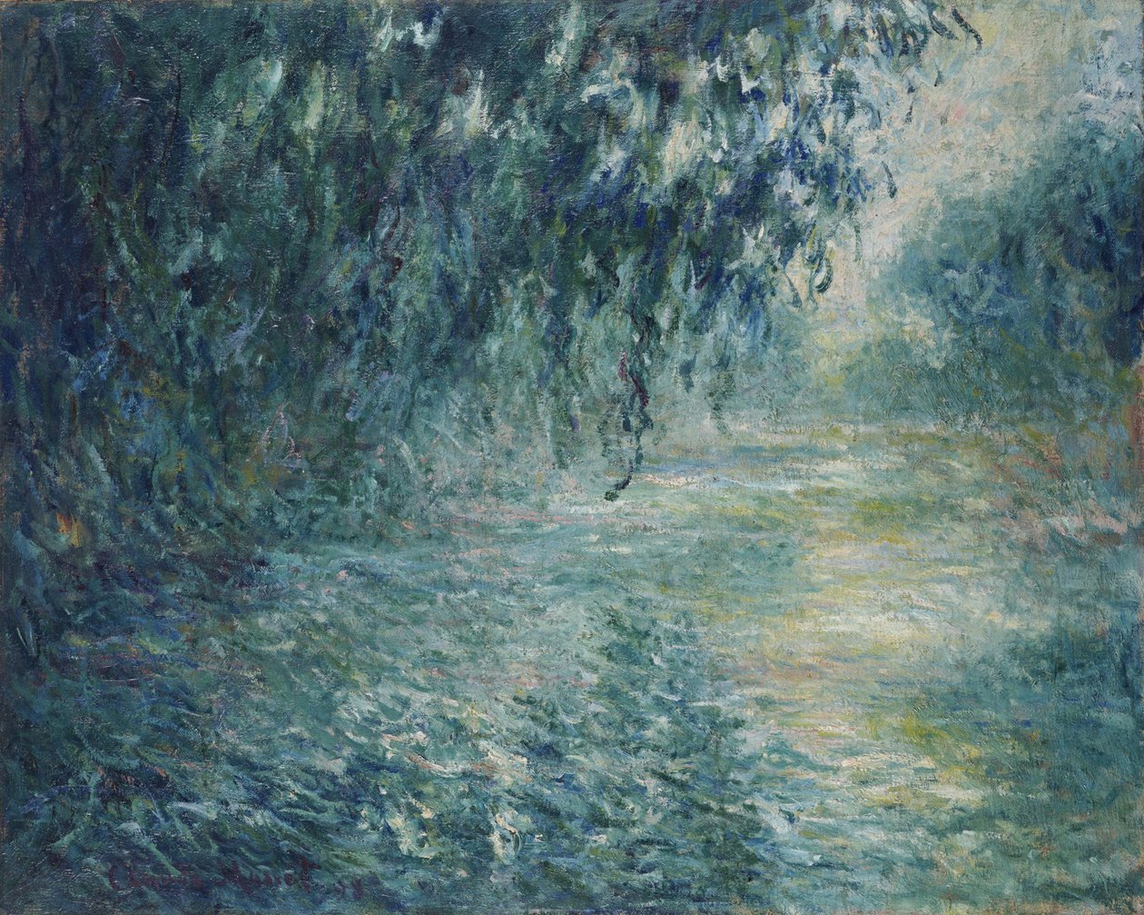 Reggel a Szajnán alkotó: Claude Monet
