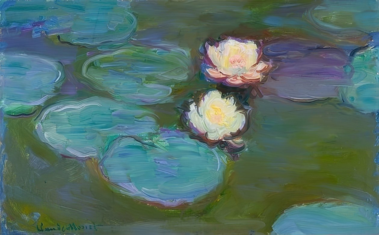 Nympheas. kb. 1897/1898 alkotó: Claude Monet