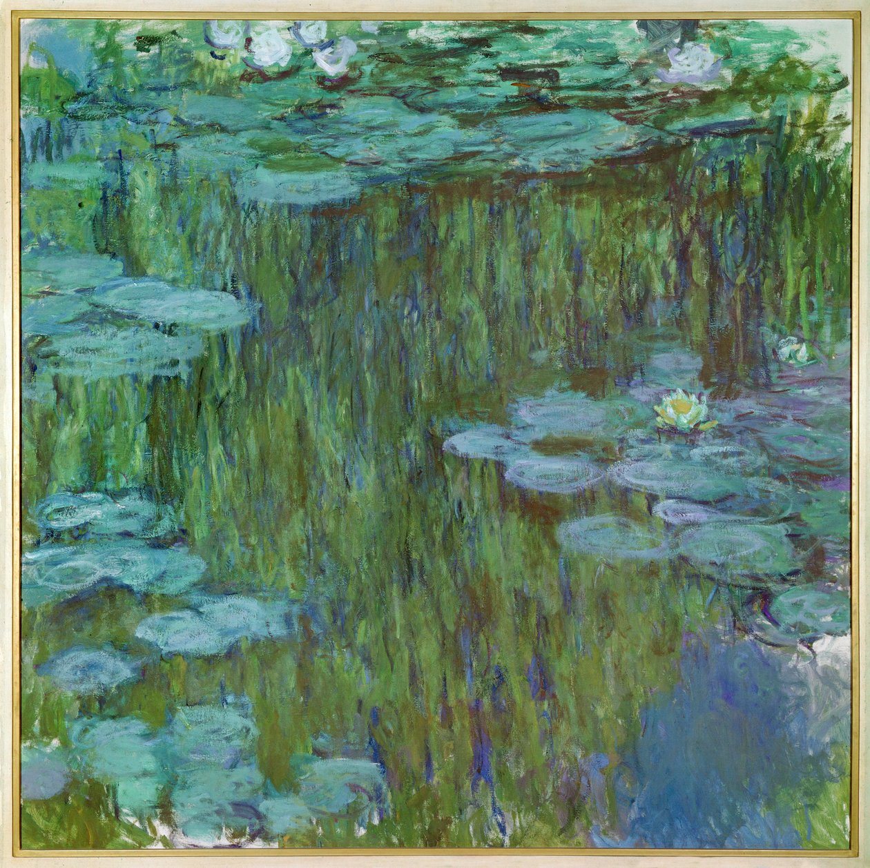 Nympheas a Givernyben (olaj, vászon) alkotó: Claude Monet