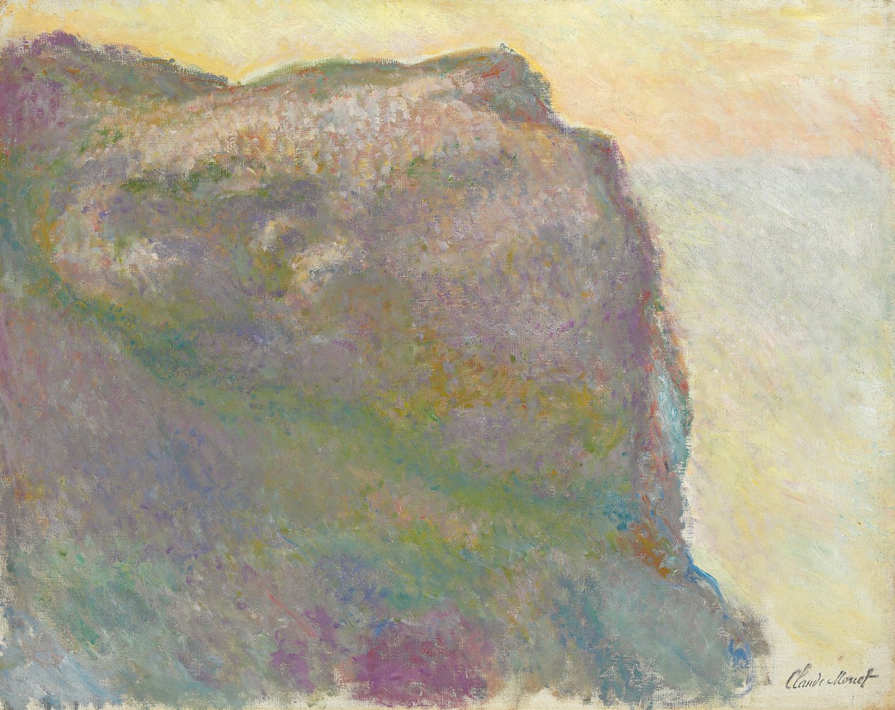 A sziklán, Petit D"Ailly; A sziklán, Petit Aillyben, 1896 alkotó: Claude Monet