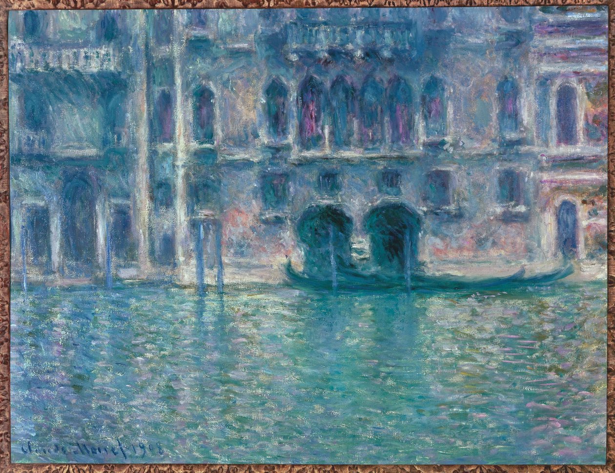 Palazzo da Mula, Velence (olaj, vászon) alkotó: Claude Monet
