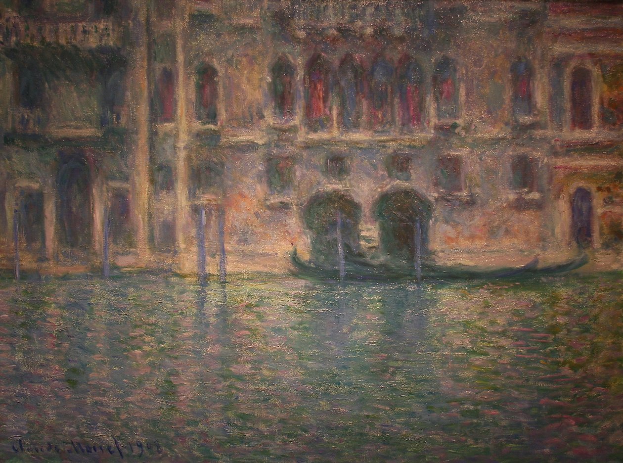 Palazzo da Mula, Velence alkotó: Claude Monet