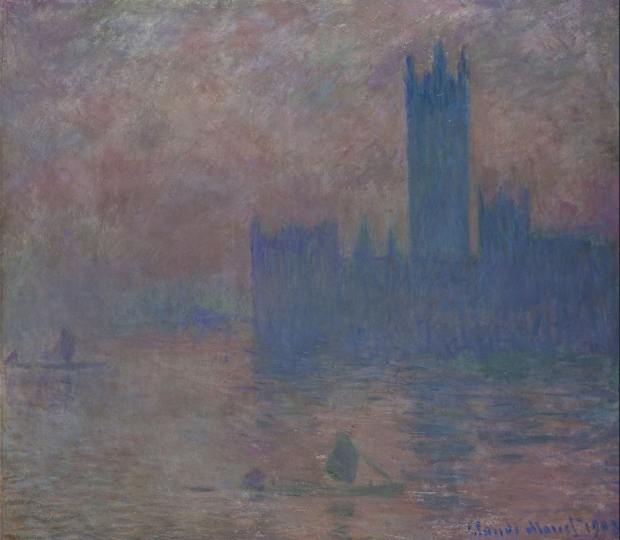 Parlament. London alkotó: Claude Monet
