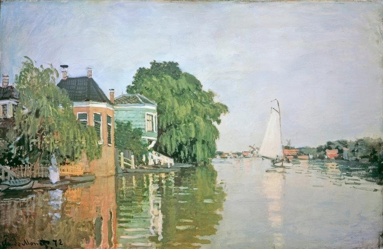 Táj Zaandam közelében alkotó: Claude Monet