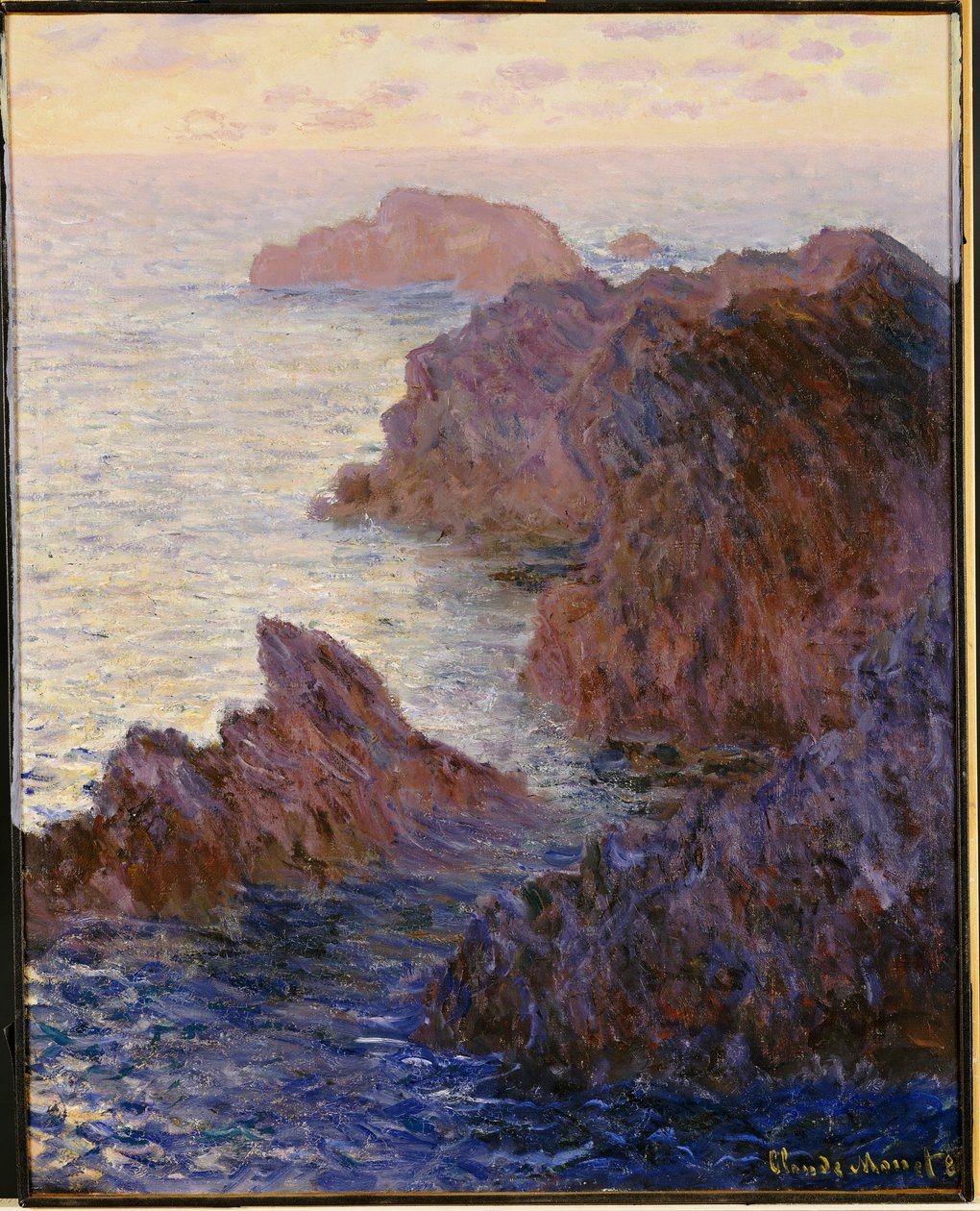 Point de Rochers, Port-Goulphar alkotó: Claude Monet
