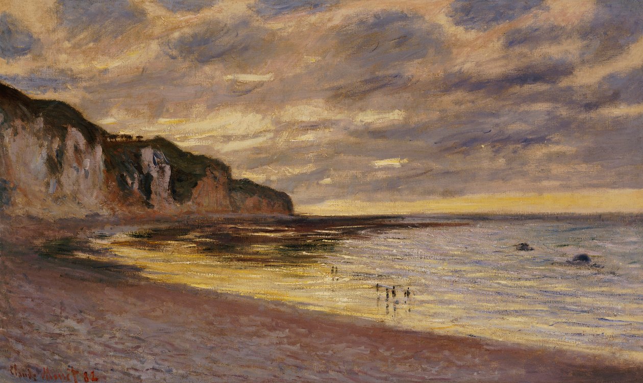 Pointe De Lailly, Apály, 1882 alkotó: Claude Monet
