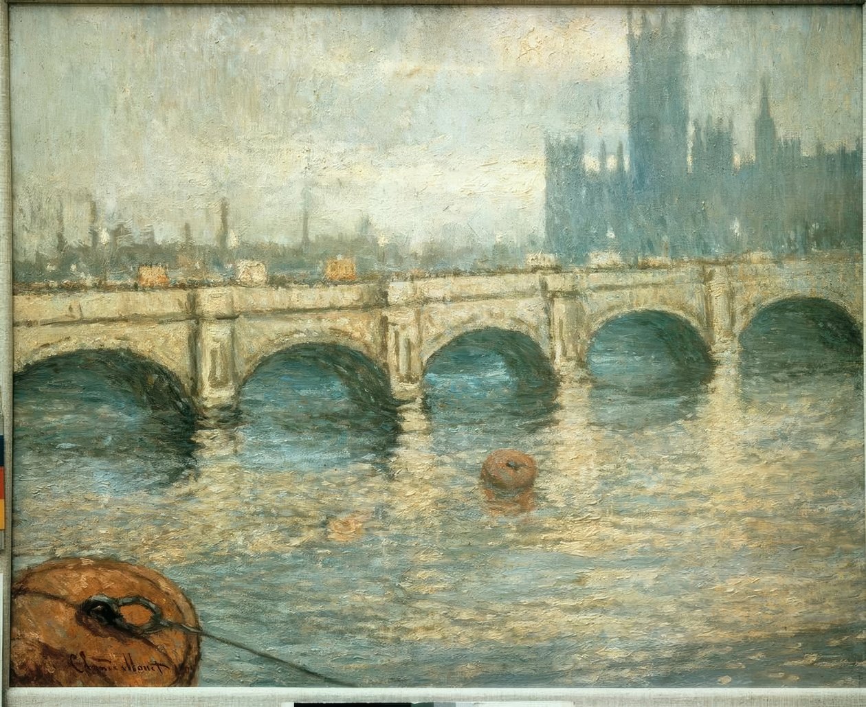 Híd a Temzén alkotó: Claude Monet