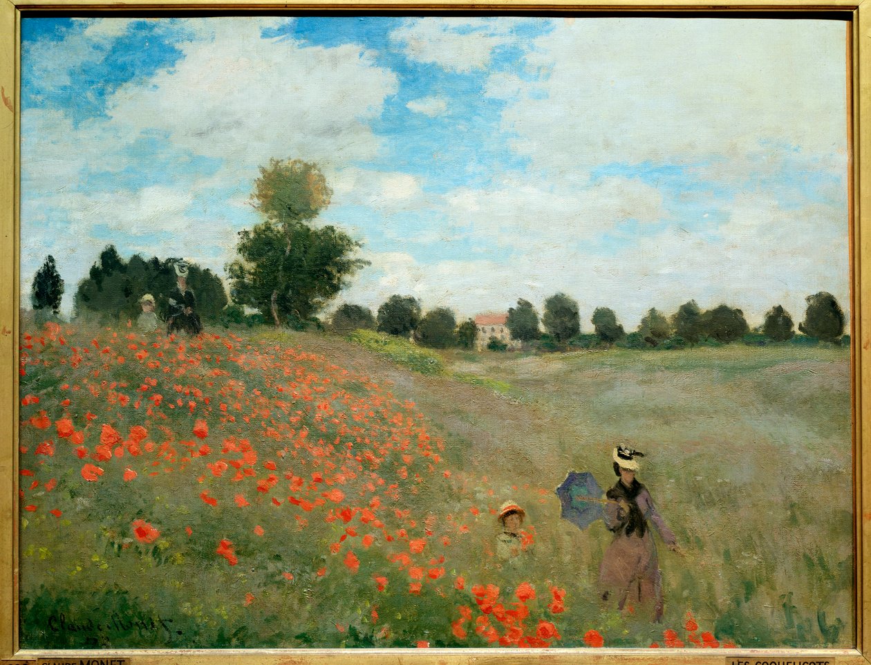 Pipacsok, Argenteuil közelében alkotó: Claude Monet