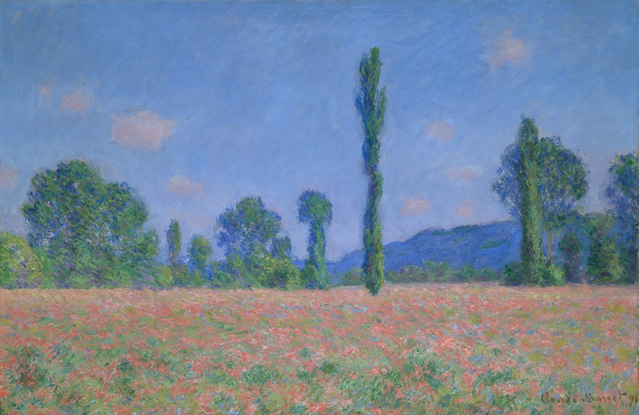 Pipacsmező (Giverny) alkotó: Claude Monet