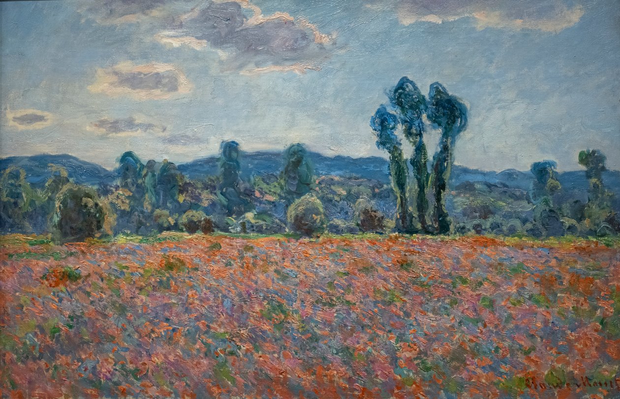 Mákmező alkotó: Claude Monet