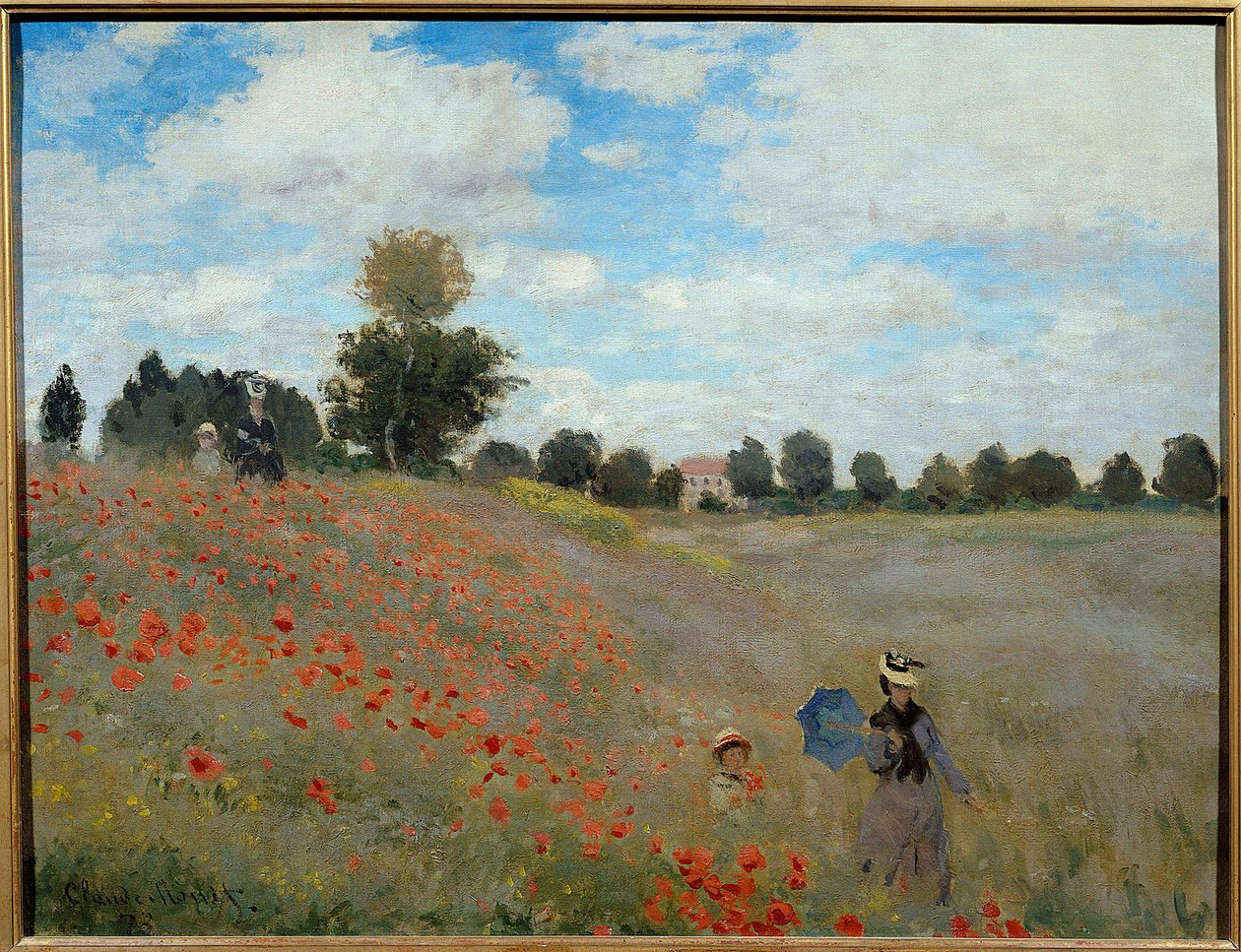 Mákföldek Argenteuil közelében alkotó: Claude Monet