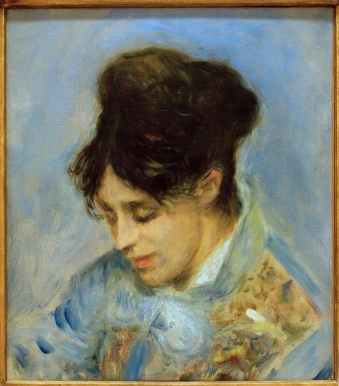 Madame Claude Monet portréja alkotó: Claude Monet