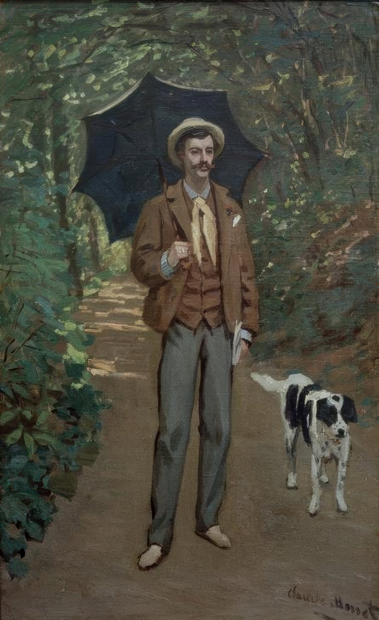 Victor Jacquemont portréja napernyővel alkotó: Claude Monet