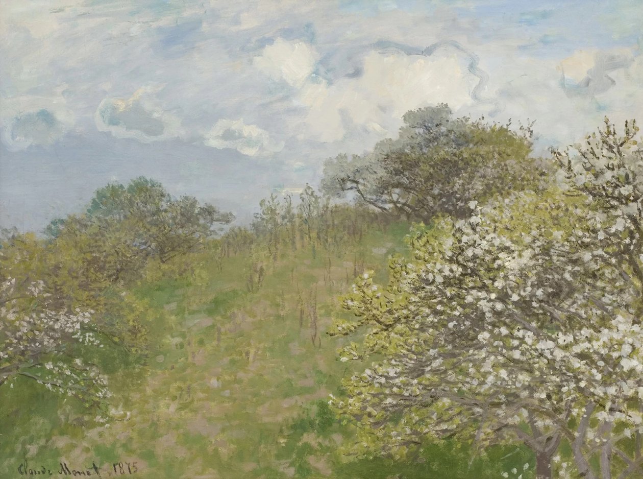 Tavasz Tavasz, 1873. alkotó: Claude Monet