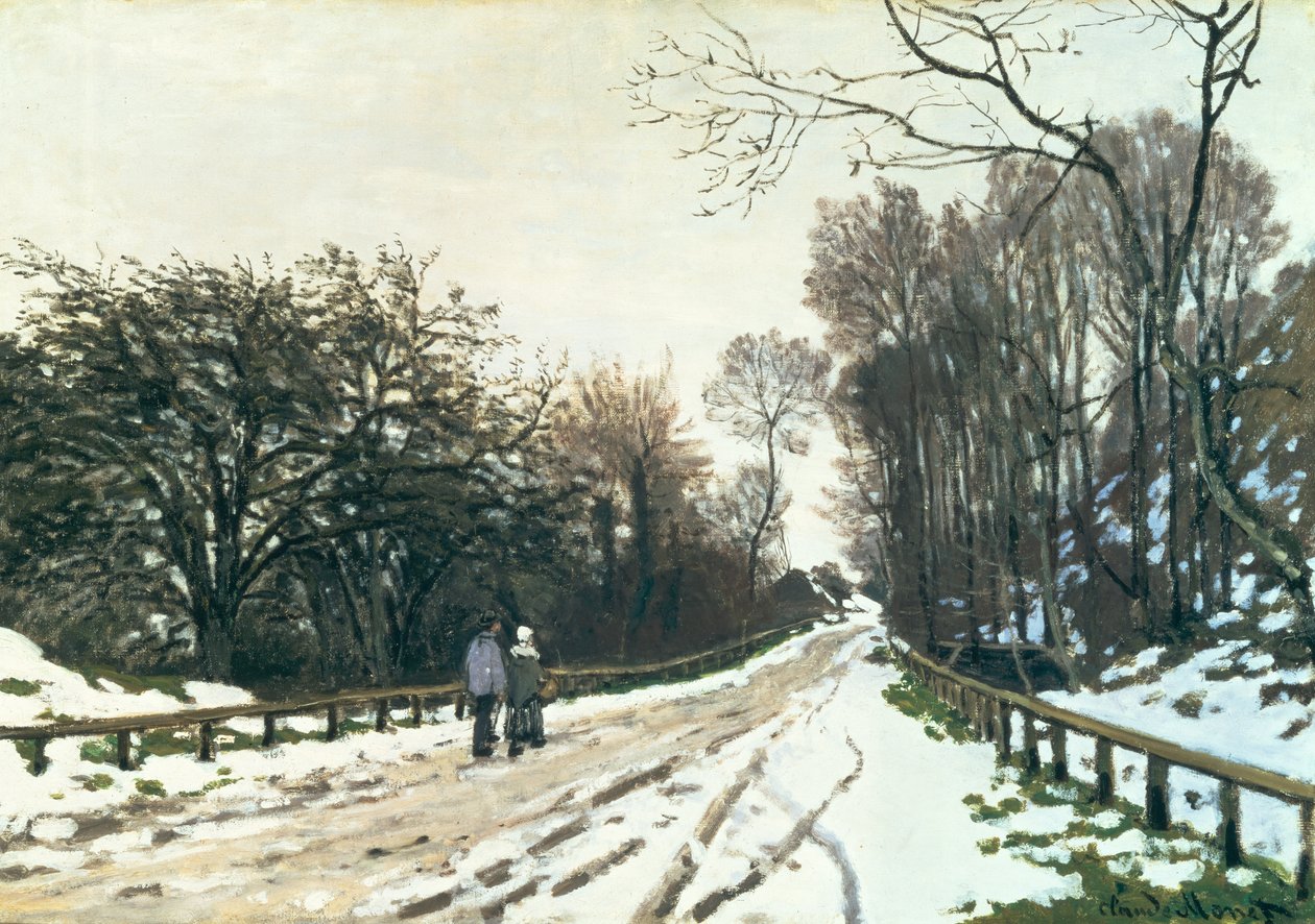 Road Toward the Farm, St. Simeon, Honfleur, 1867 körül alkotó: Claude Monet