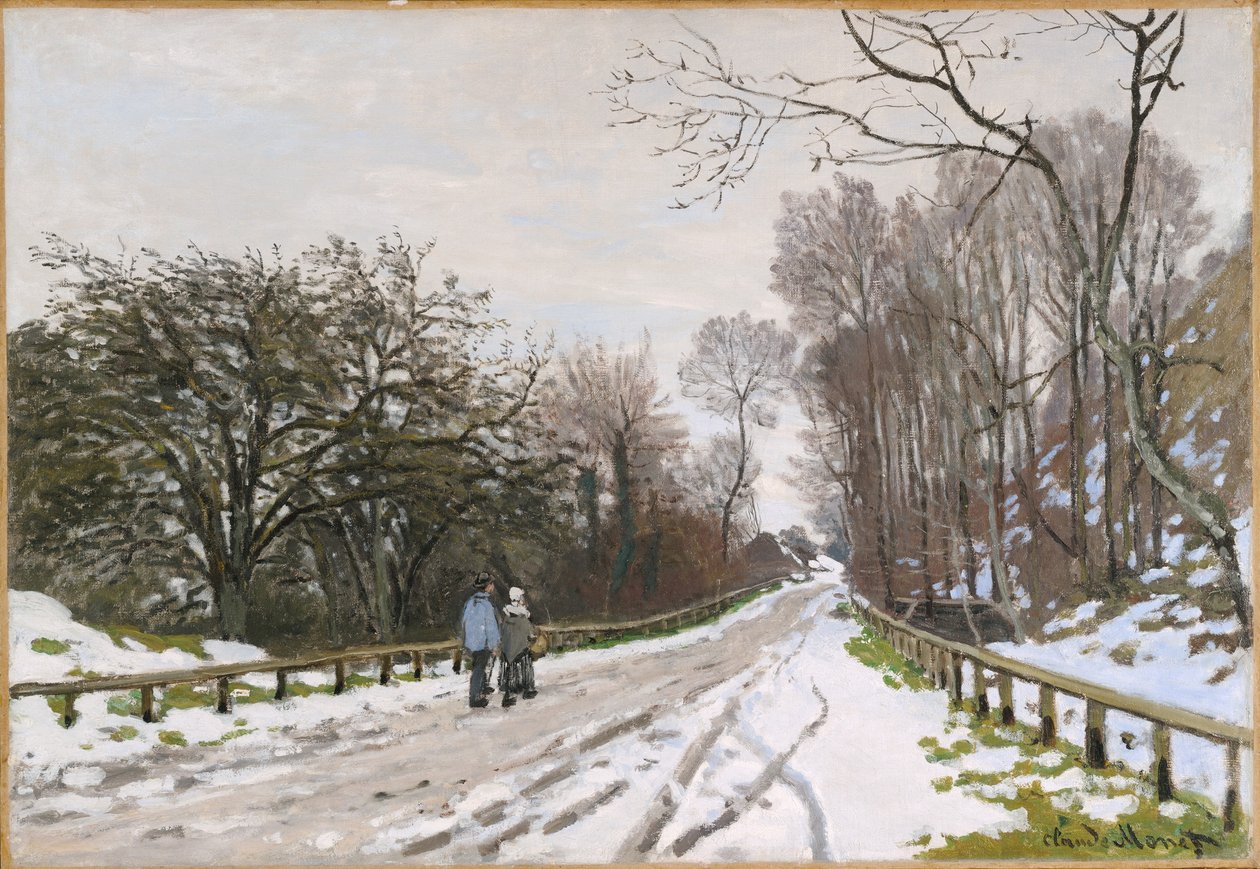 Út a Saint-Siméon farm felé, Honfleur alkotó: Claude Monet