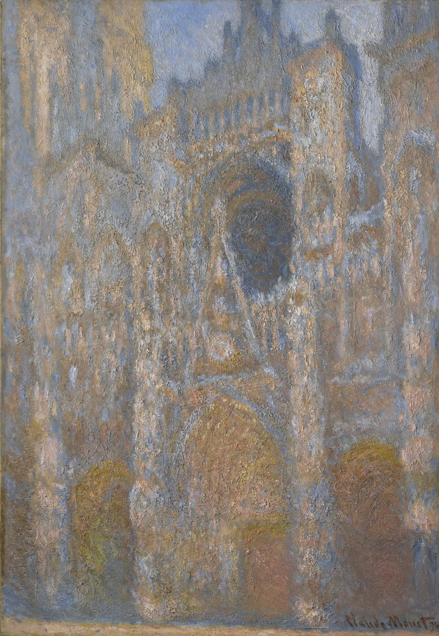 Rouen-i székesegyház, homlokzat, 1892-94 körül alkotó: Claude Monet