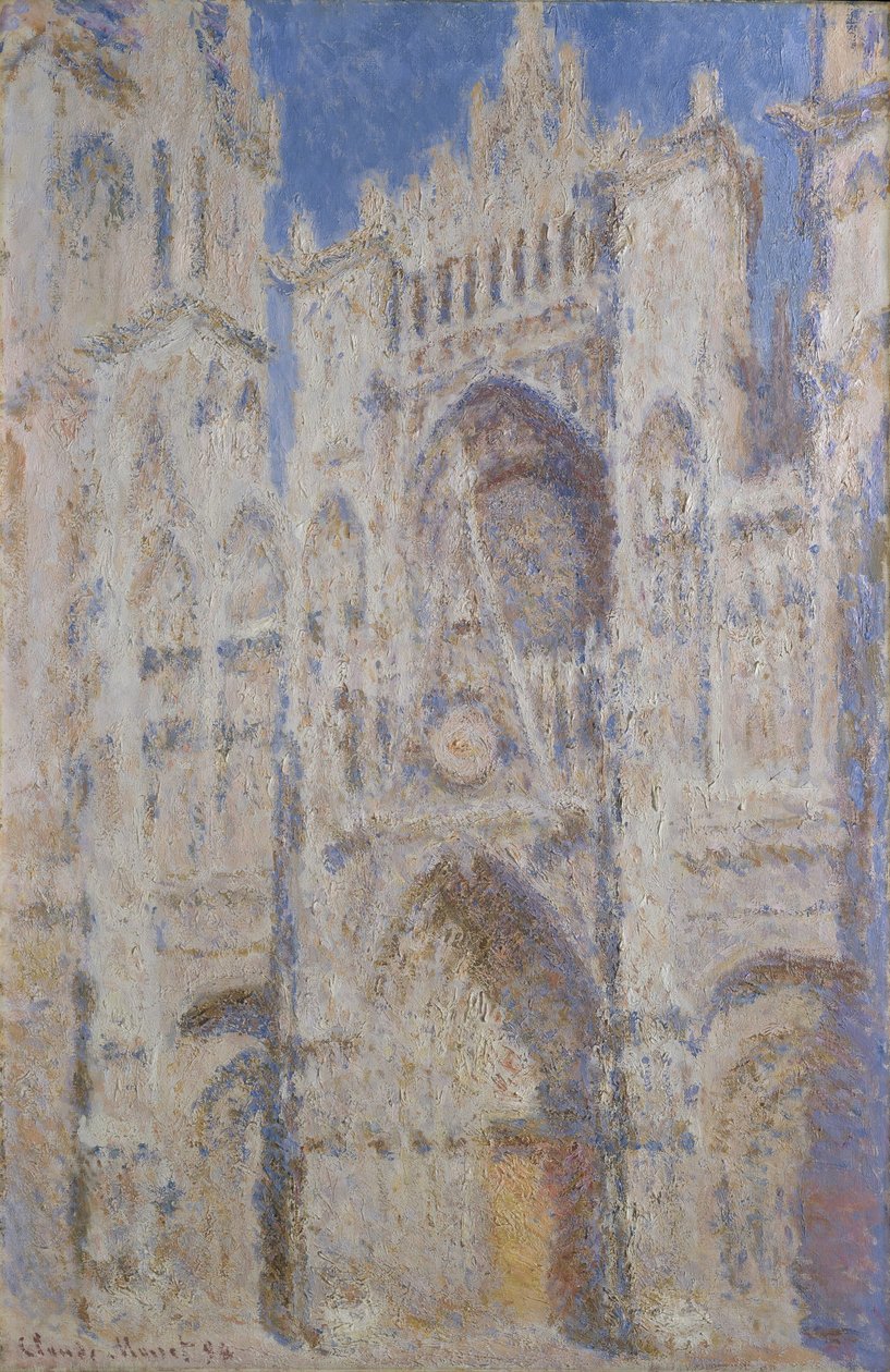 Rouen-i katedrális: A portál (napfény), 1894 alkotó: Claude Monet