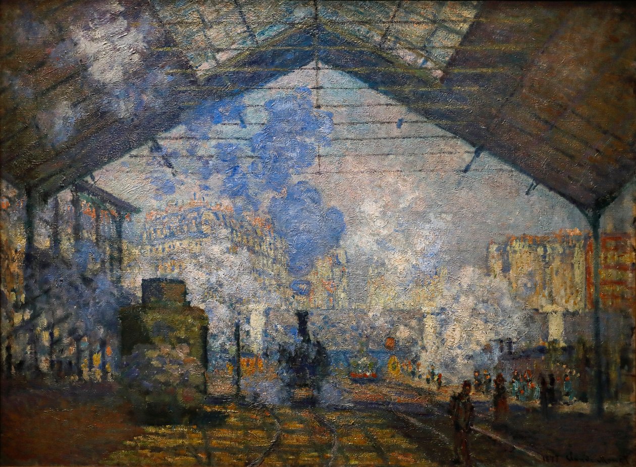 Saint-Lazare állomás alkotó: Claude Monet