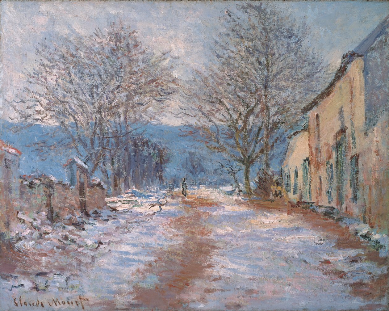 Havazás Limetzben; Effet de neige a Limetz, 1886 alkotó: Claude Monet
