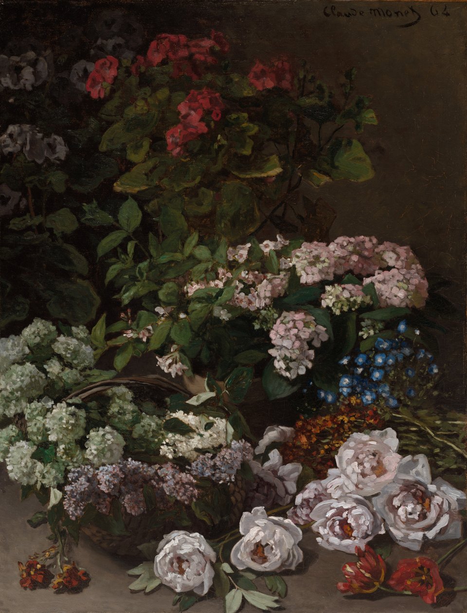 Tavaszi virágok alkotó: Claude Monet