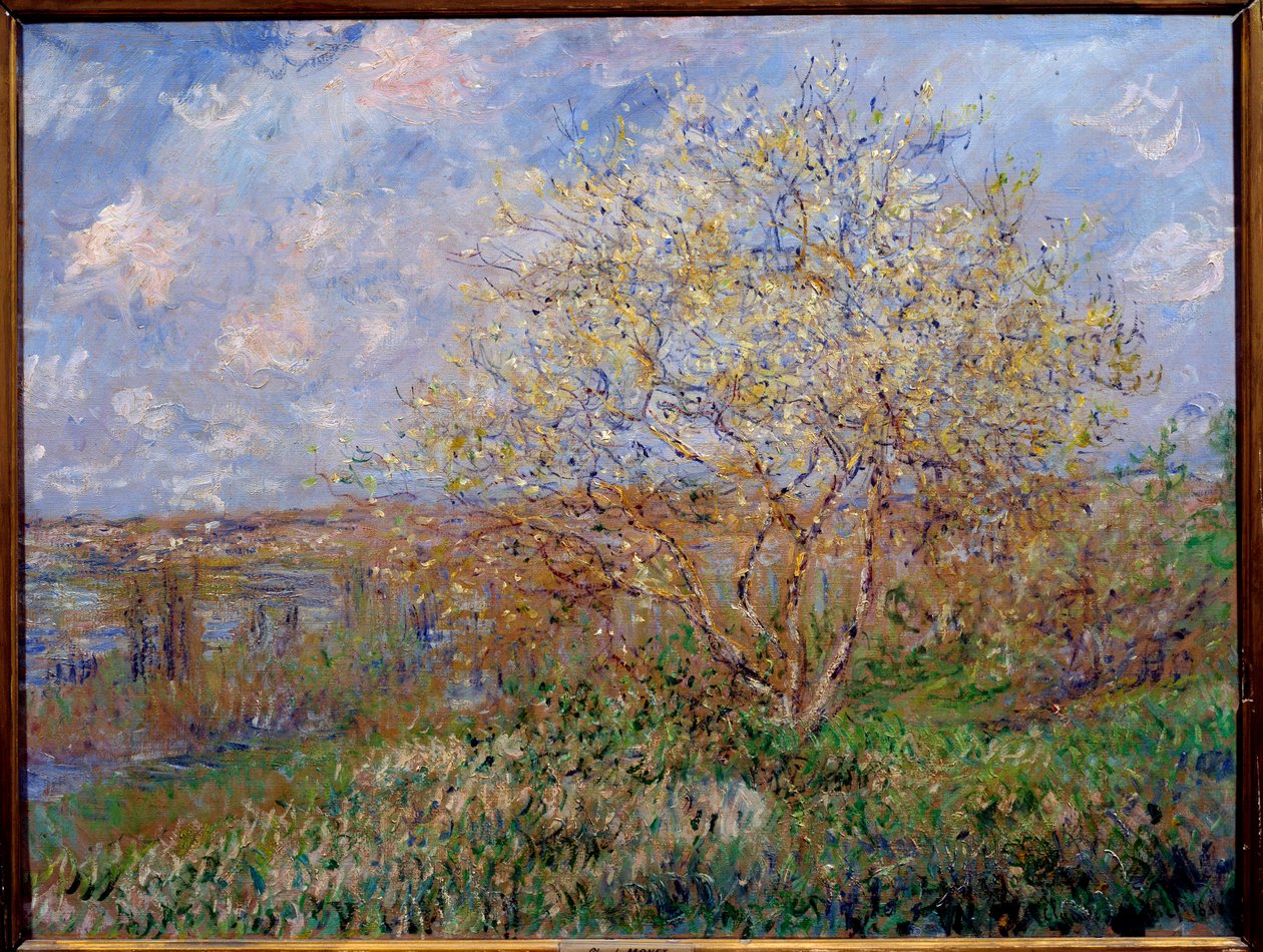 Claude Monet tavaszi festménye (1840-1926) 1882 Dim. 0,60 x 0,79 m Lyon, Musee des Beaux Arts alkotó: Claude Monet