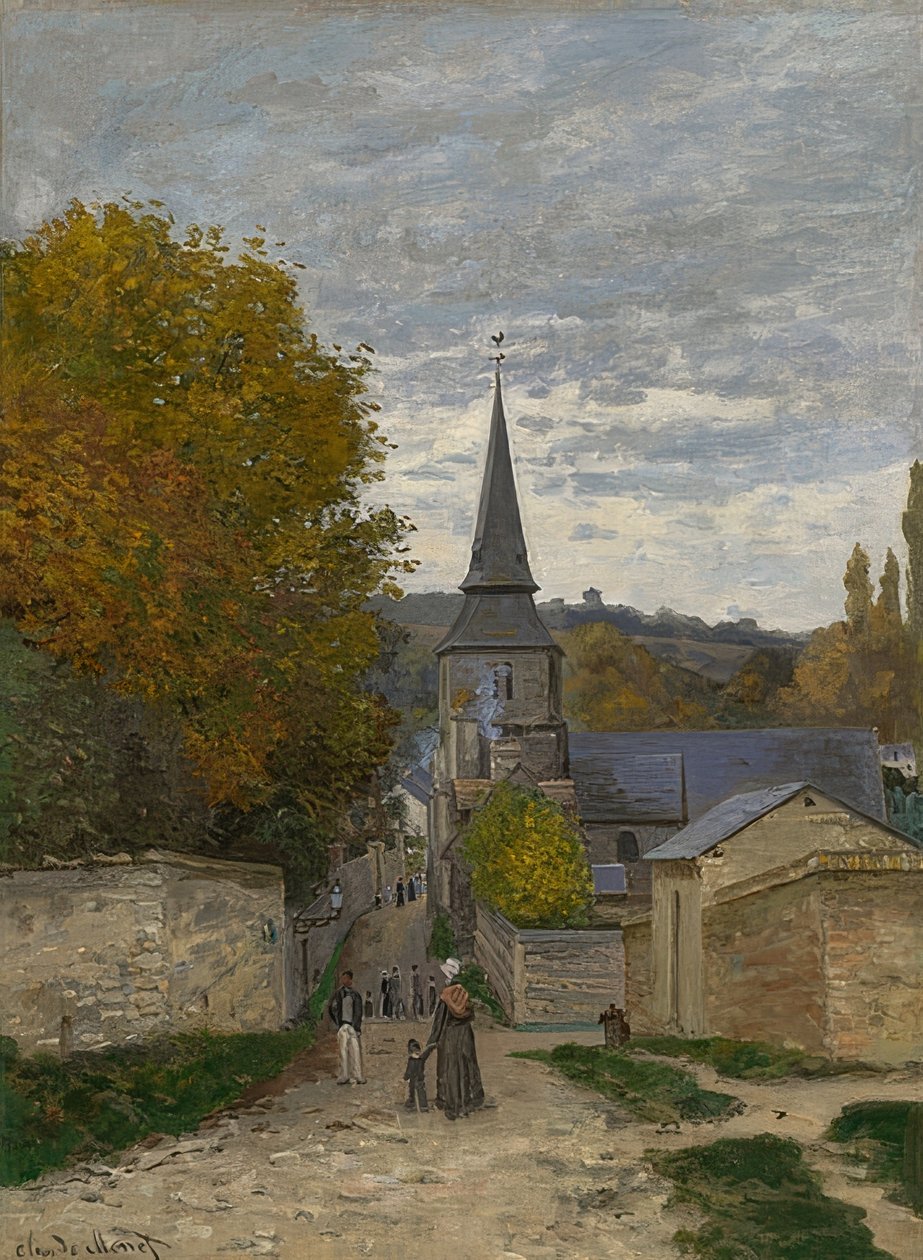 Sainte-Adresse utcában. 1867 alkotó: Claude Monet
