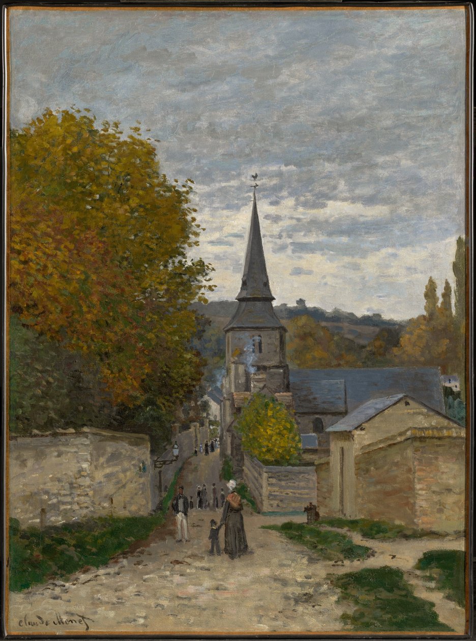 Utca Sainte-Adresse-ban alkotó: Claude Monet