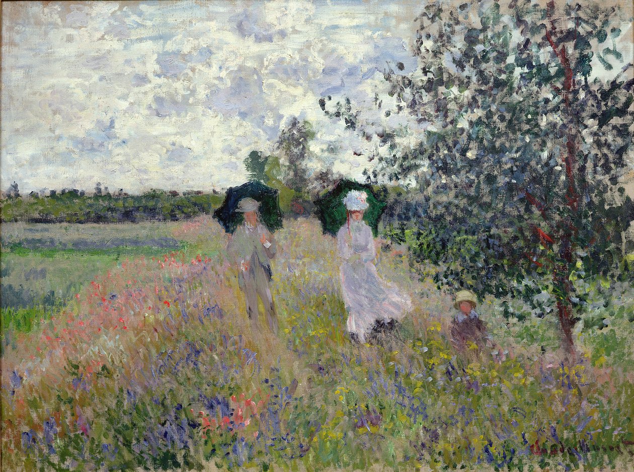 Séta Argenteuil közelében alkotó: Claude Monet
