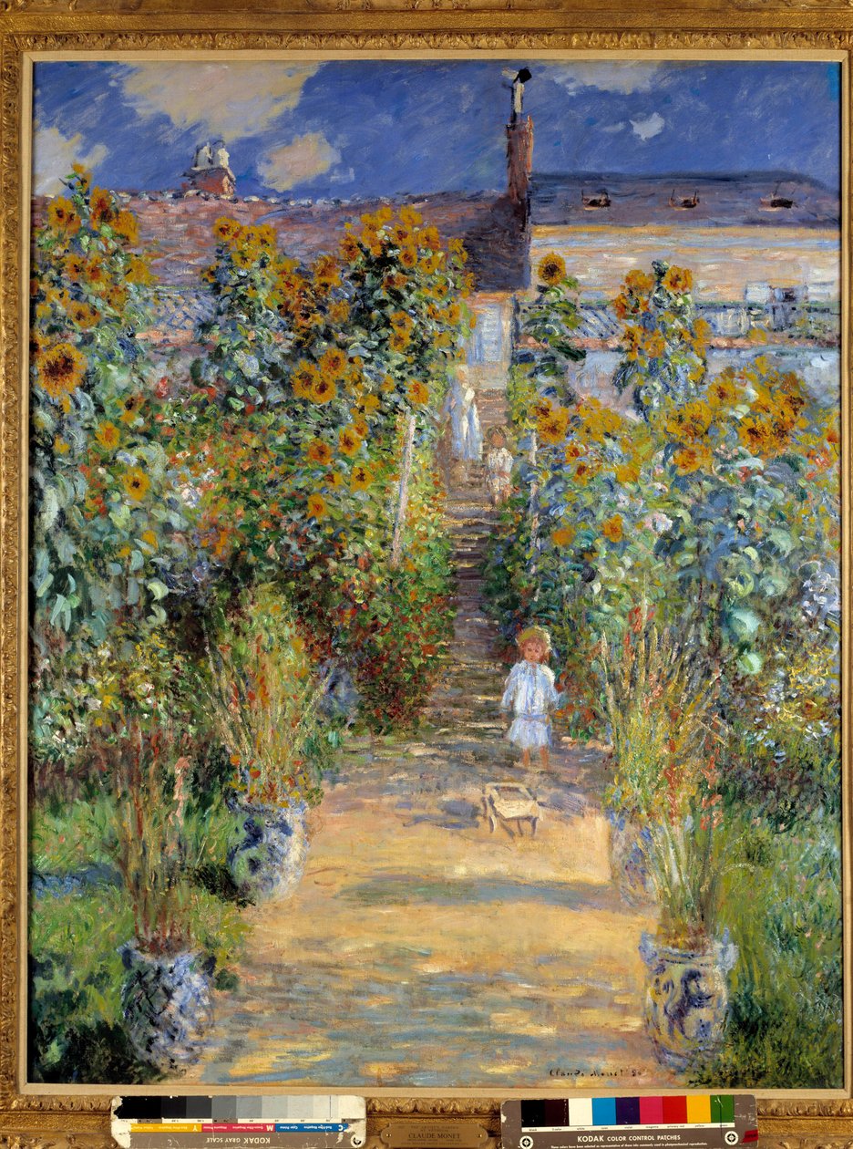 A művész kertje Vetheuilben alkotó: Claude Monet