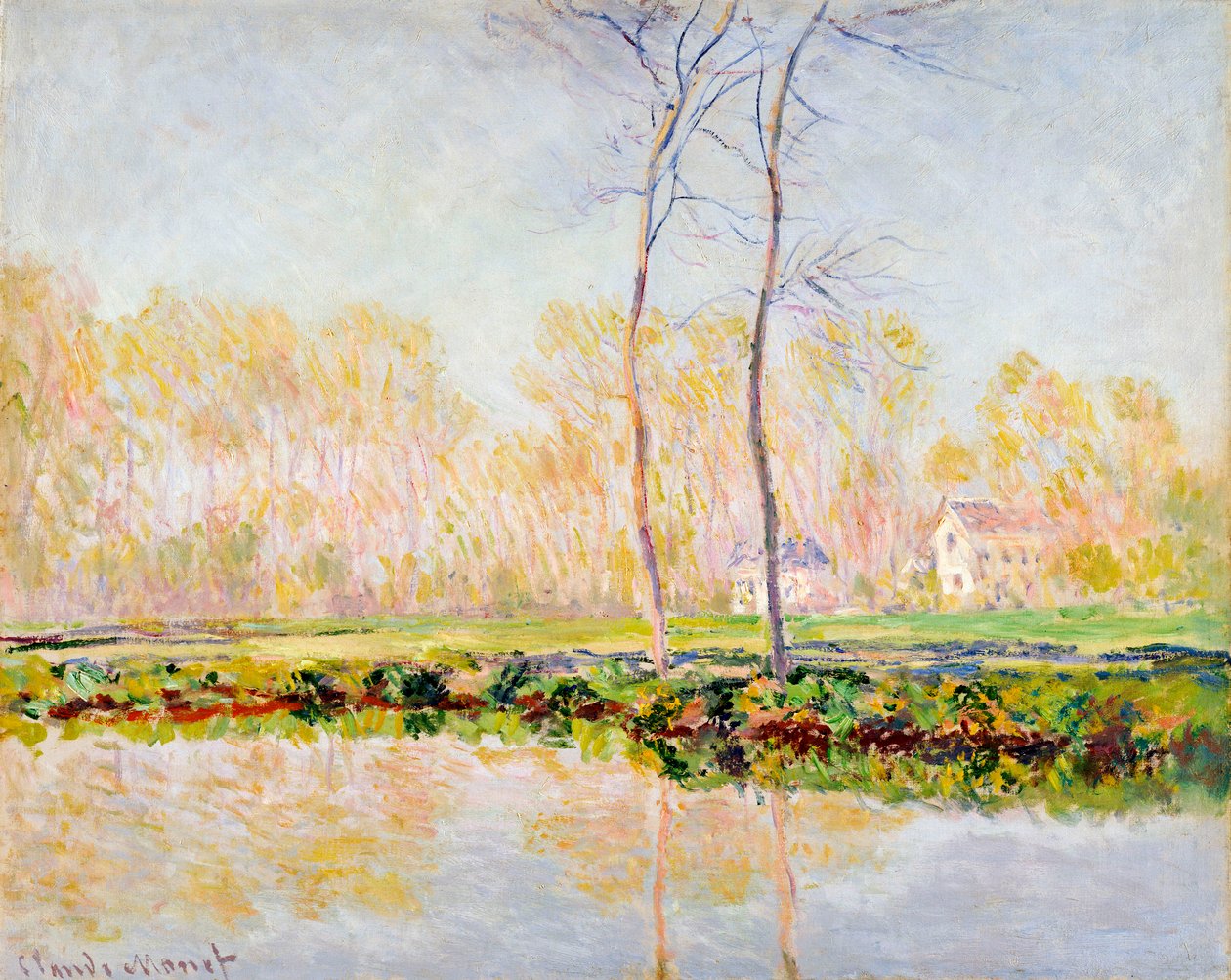 Az Epte folyó partja Givernyben, 1887 alkotó: Claude Monet