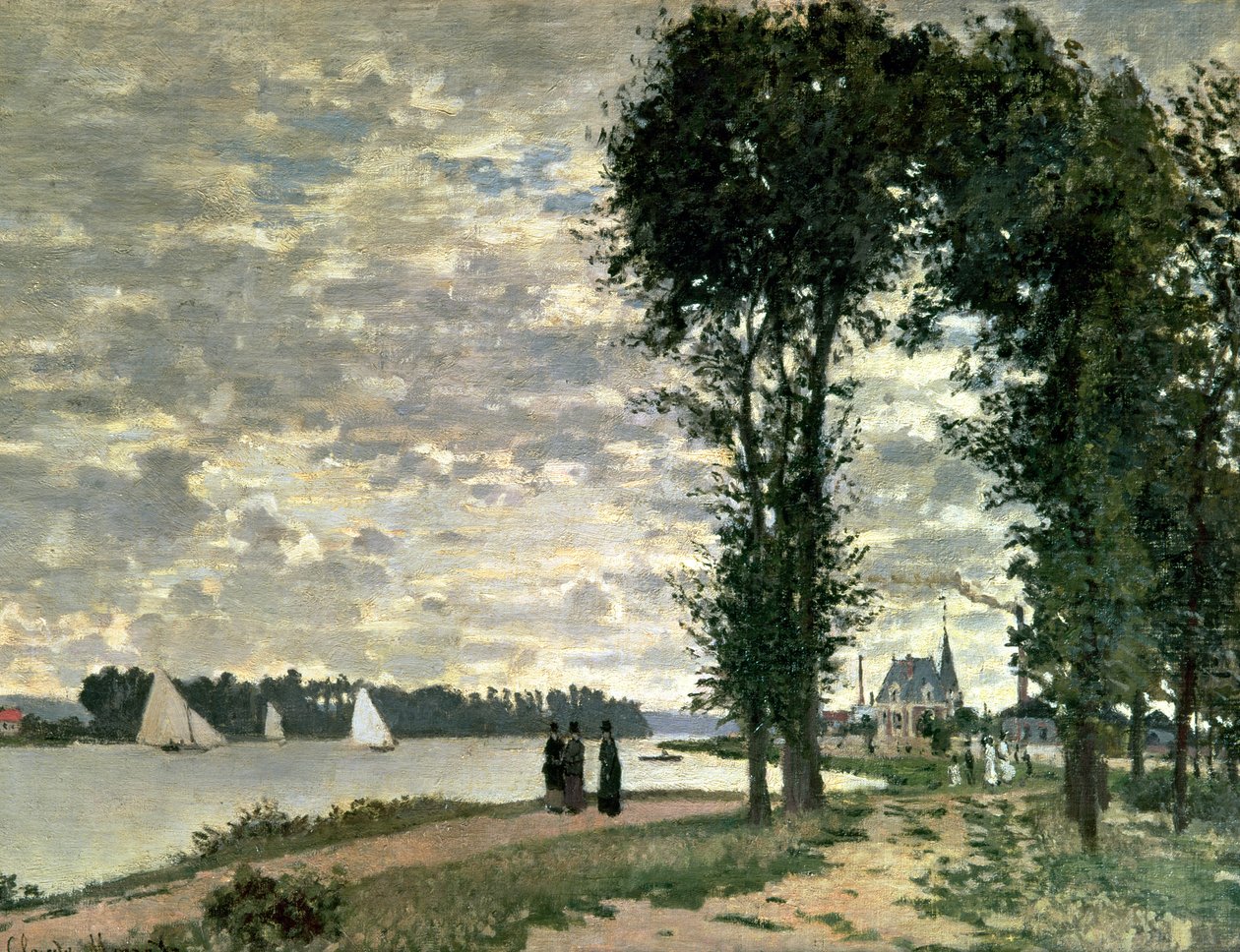 A Szajna partja, Argenteuil, 1872 alkotó: Claude Monet