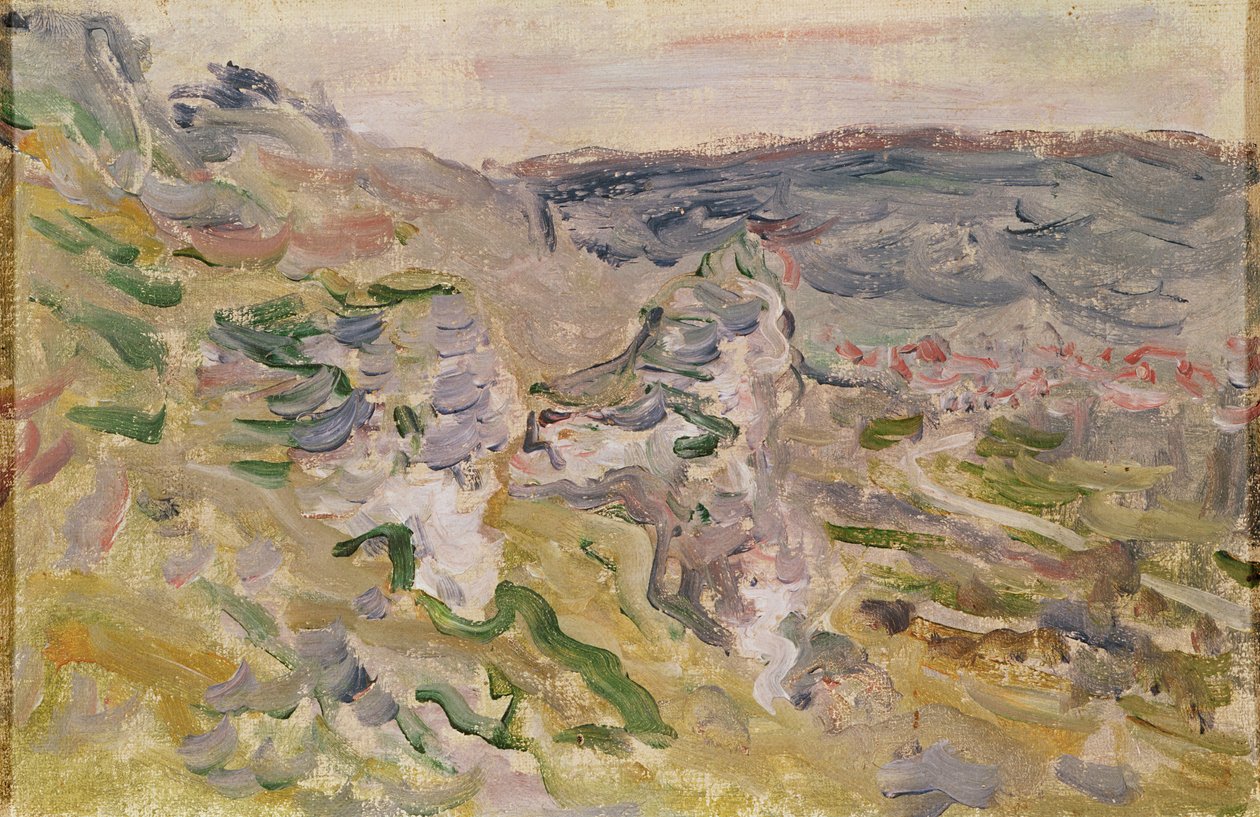 A Chantemerle-hegység Vétheuil közelében, 1881 alkotó: Claude Monet