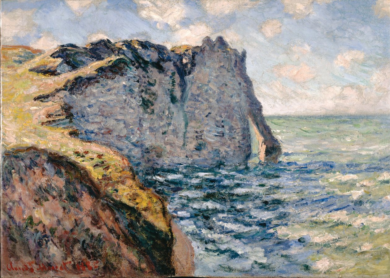 Az avali sziklafal, Étretat alkotó: Claude Monet