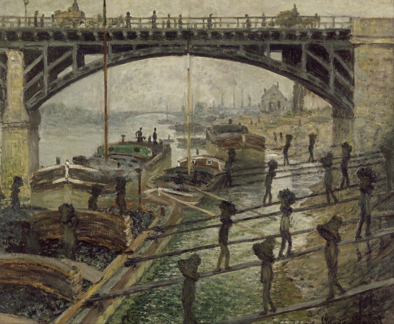 A szénbányászok alkotó: Claude Monet