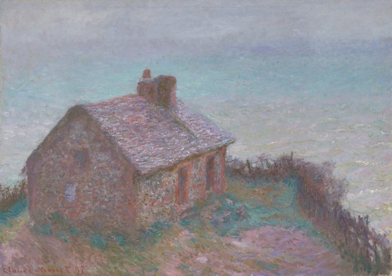 A varengeville-i vámház, 1897. alkotó: Claude Monet