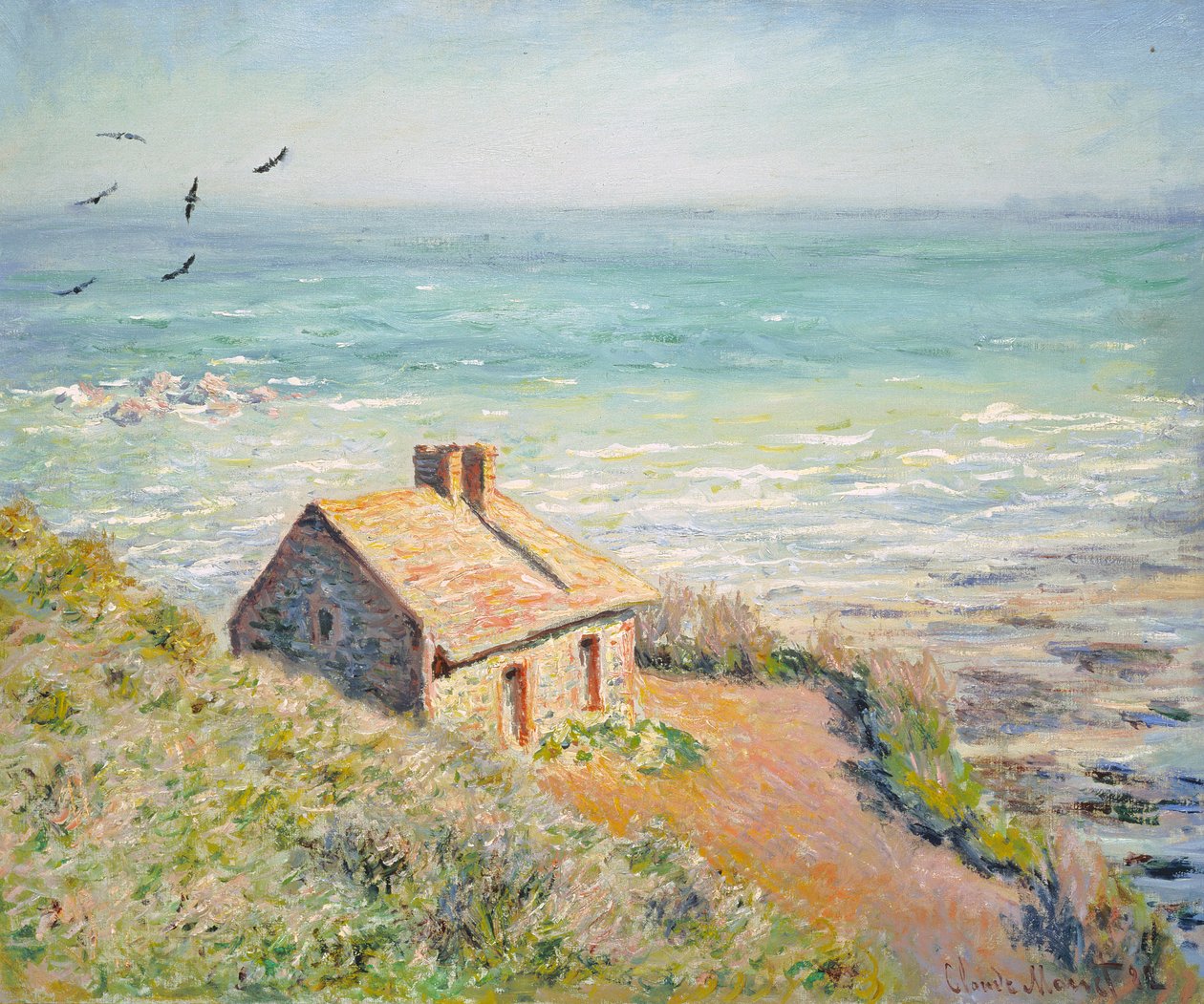 A Vámkunyhó, Reggel, 1882 alkotó: Claude Monet