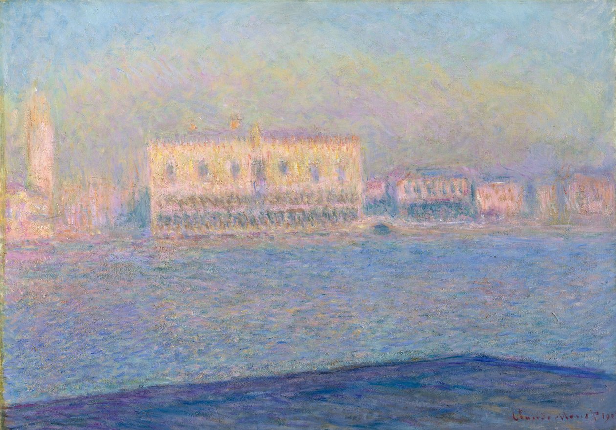 A Dózsa-palota San Giorgio Maggiore-ból nézve, 1908 alkotó: Claude Monet
