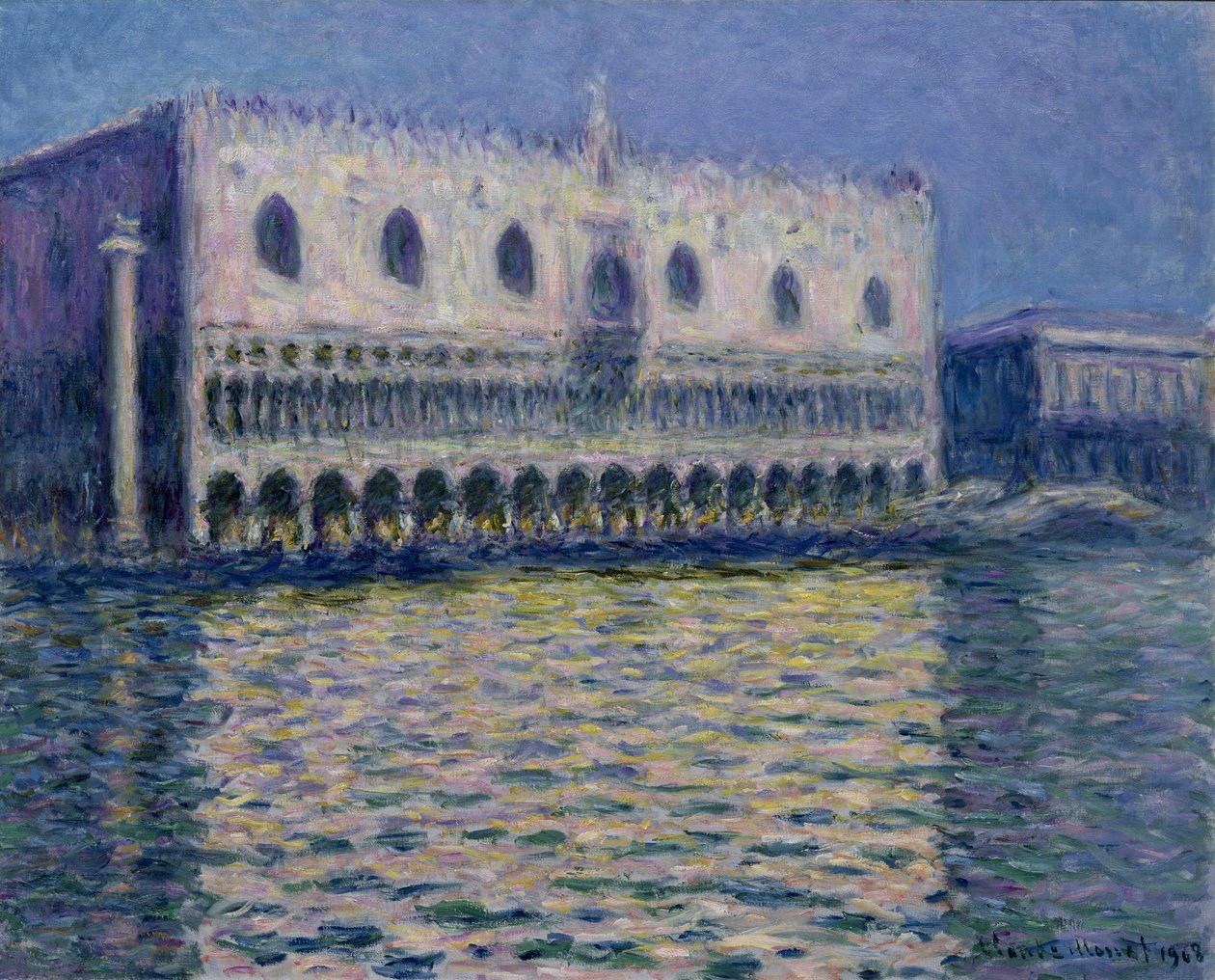 A velencei Dózse-palota alkotó: Claude Monet