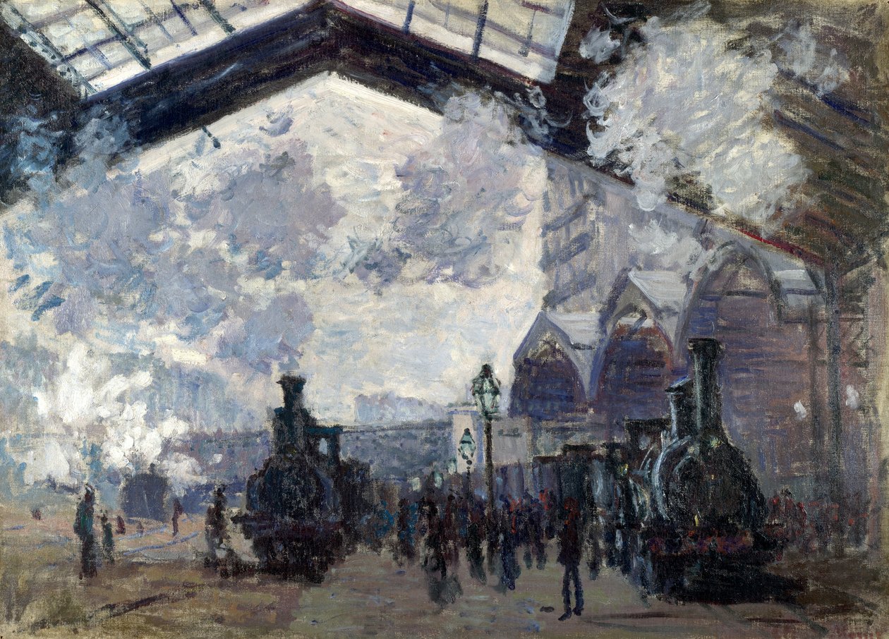 A Gare St-Lazare alkotó: Claude Monet