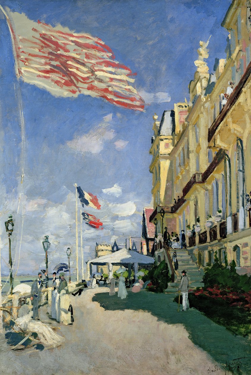 A Hotel des Roches Noires Trouville-ben alkotó: Claude Monet
