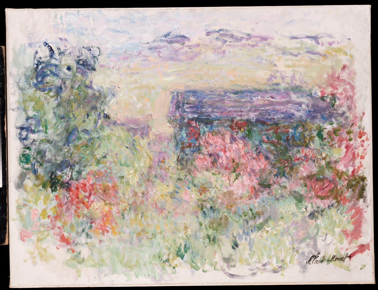 A ház a rózsákon keresztül, 1925-26 körül alkotó: Claude Monet
