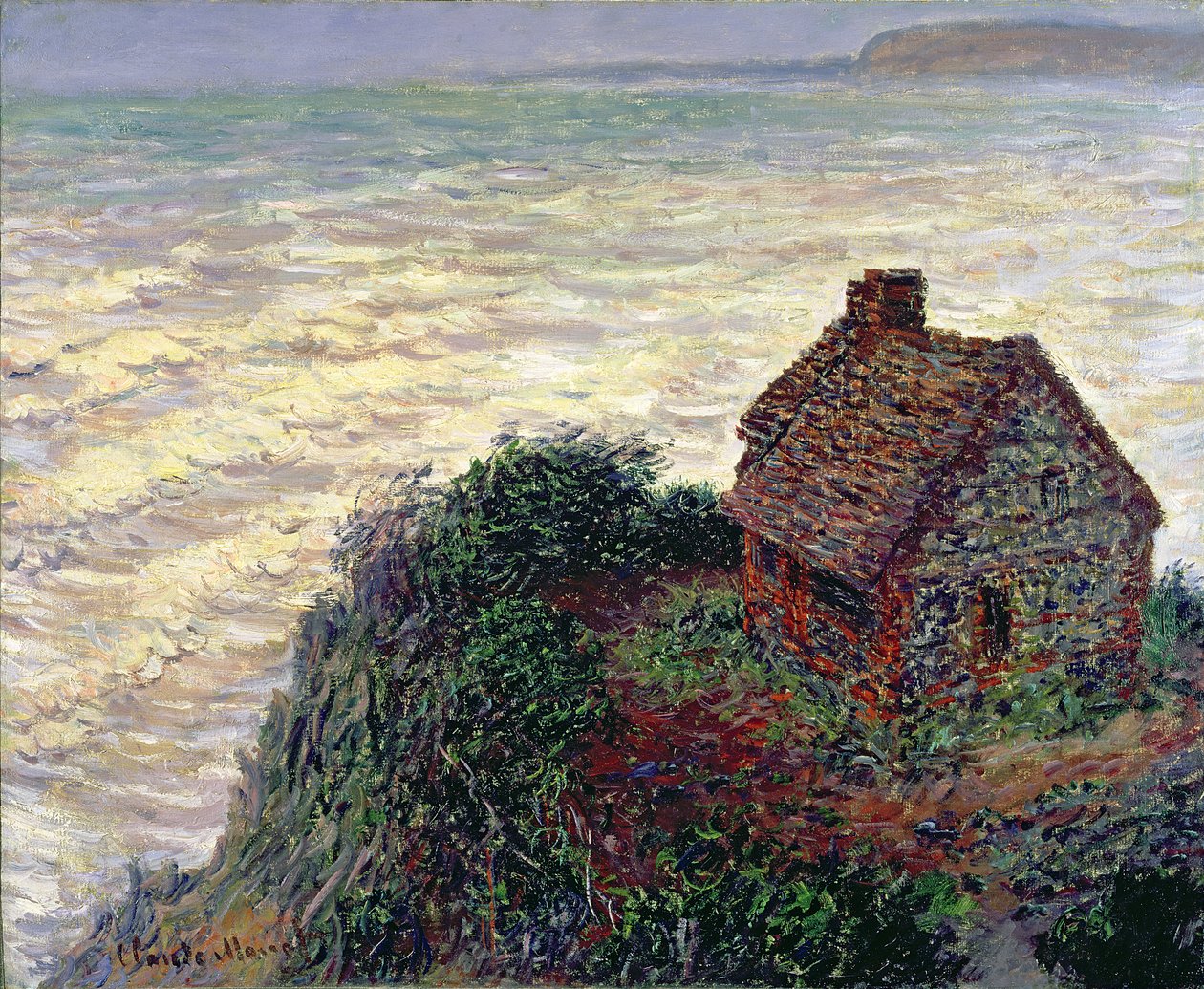 A Vámtiszt Háza, Varengeville, 1882 alkotó: Claude Monet