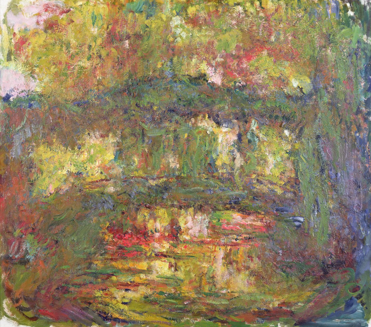 A japán híd Givernyben alkotó: Claude Monet
